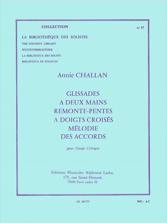 Glissades-2 Mains-Remonte-Pen-Tes | Annie Challan | Harpe