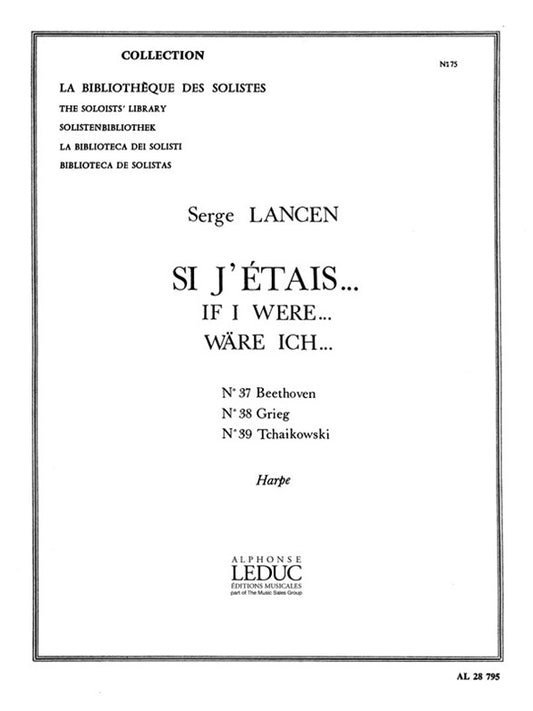 Si J'Etais 37, 38, 39 | Serge Lancen | Harpe