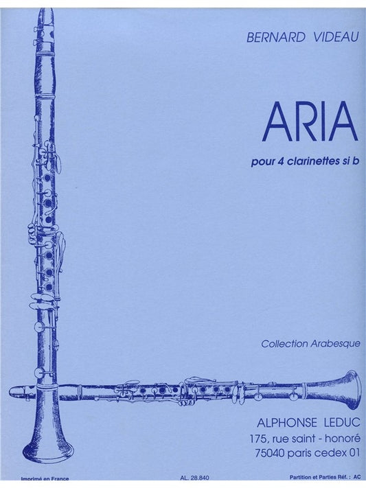 Videau Carboulet Aria Arabesque 4 Clarinets | Clarinette