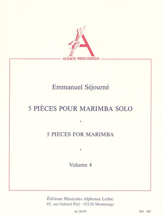 5 Pièces | Emmanuel Séjourné | Marimba