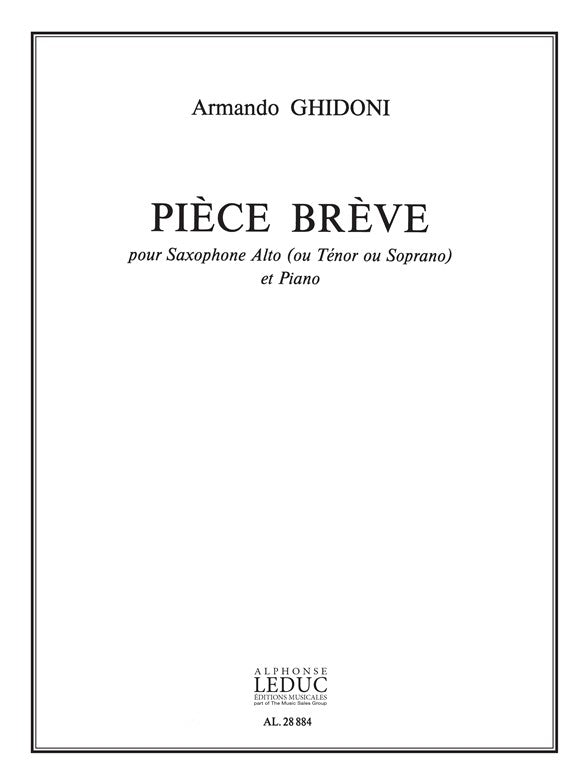 Pièce Brève | Ghidoni | Saxophone