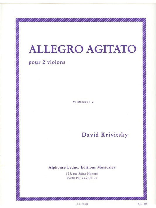 Allegro agitato | Krivitsky | Violon