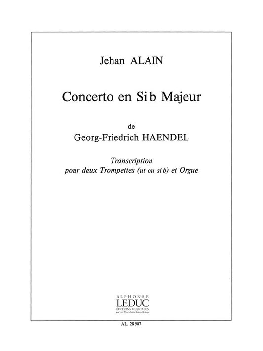 Concerto, op. 4 n° 2, en si bémol majeur | Georg Friedrich Händel