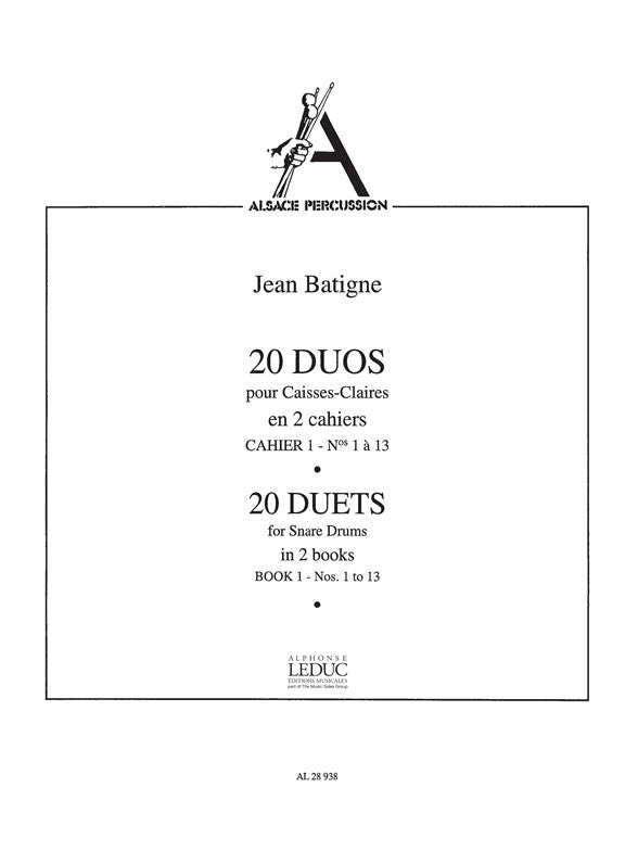 20 Duos | Batigne | Caisse claire