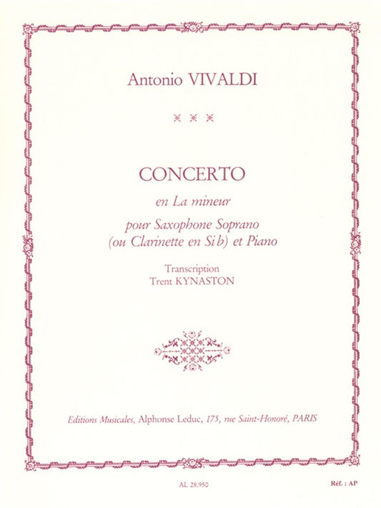 Concerto FVII/5, RV 461, en la mineur | Antonio Vivaldi