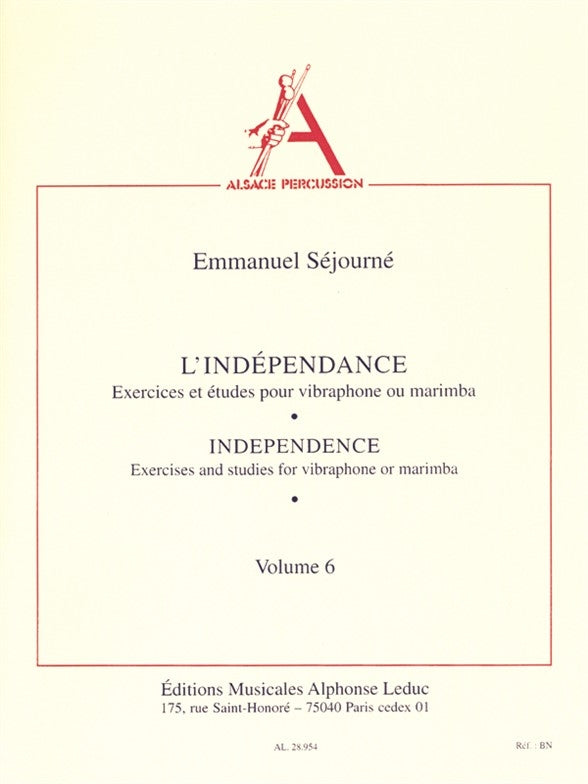 Indépendance | Emmanuel Séjourné | Marimba