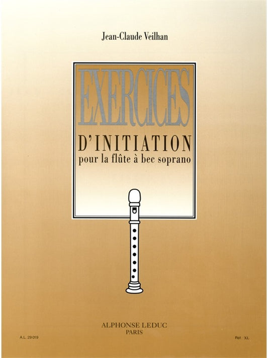 Exercices D'Initiation | Veilhan | Flûte à bec