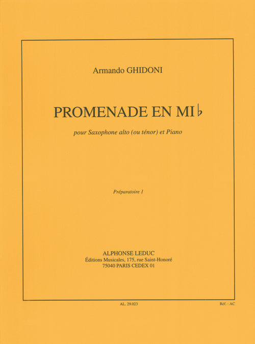 Promenade En Mib | Armando Ghidoni | Saxophone