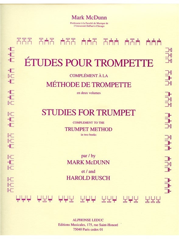 Études pour Trompette | Mark McDunn