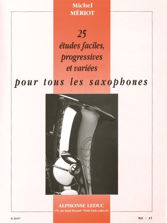 25 Études faciles, progressives et variées | Michel Meriot