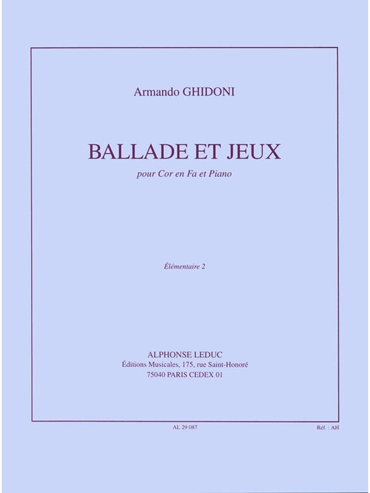 Ballade Et Jeux | Armando Ghidoni | Cor