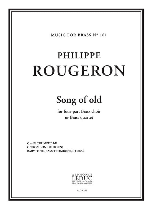 Chant d'antan | Rougeron | Quatuor de cuivres