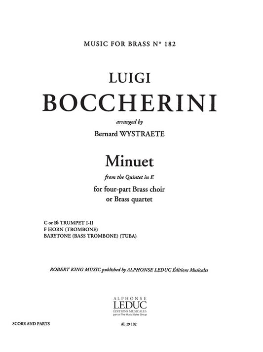 Menuet | Luigi Boccherini | Quatuor de cuivres
