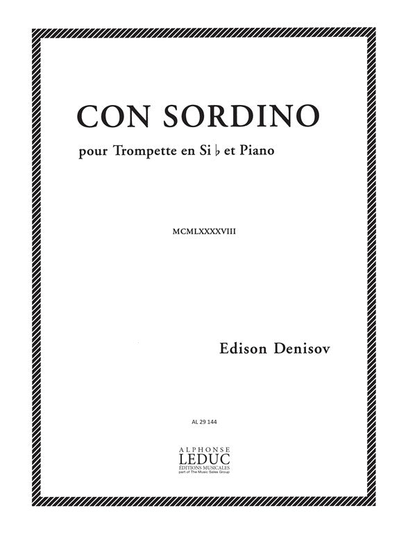 Con Sordino | Edison Denisov | Trompette