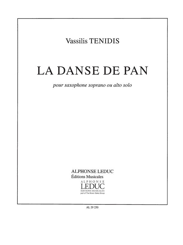 Danse De Pan | Tenidis | Saxophone