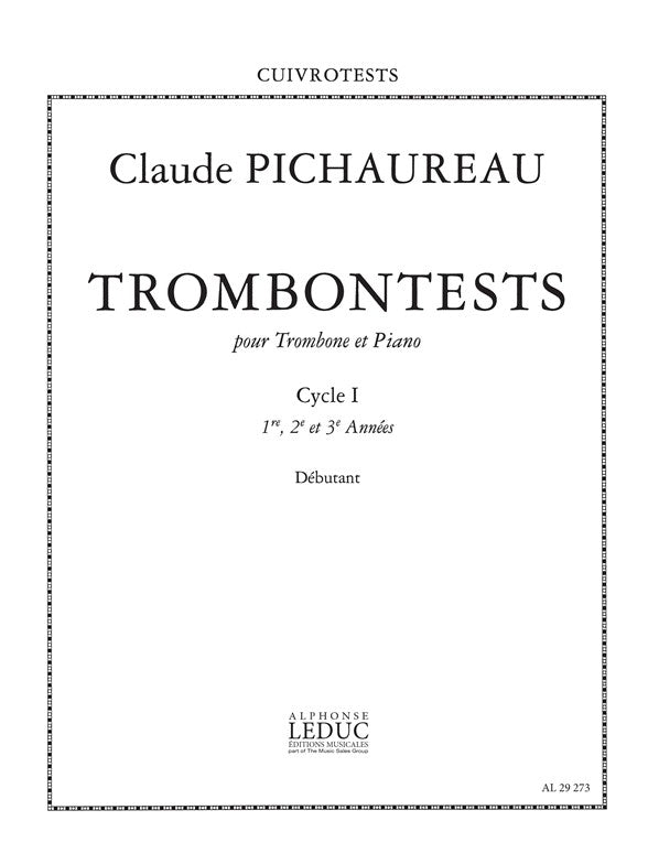 Claude Pichaureau: Trombontests Vol.1 | Trombone
