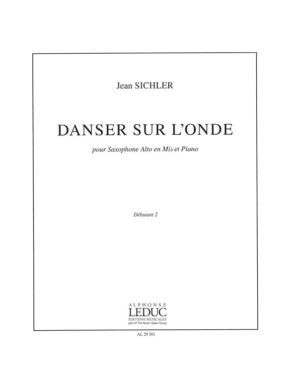 Danser Sur L'Onde | J. Sichler | Saxophone