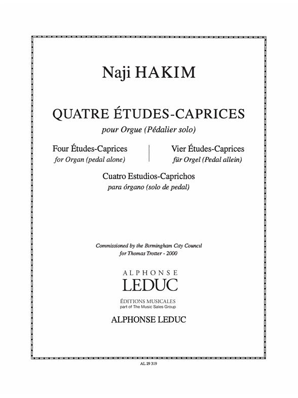 4 Études-Caprice | Naji Hakim | Orgue