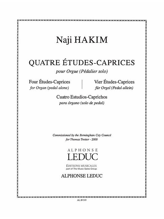 4 Études-Caprice | Naji Hakim | Orgue