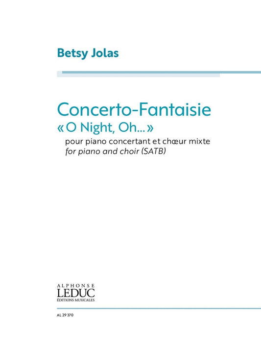 Concerto-Fantaisie (score) | Betsy Jolas