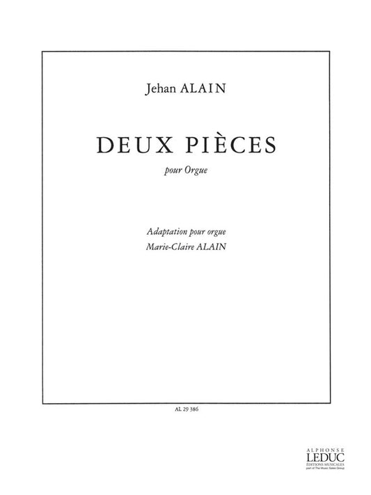 2 Pièces | Jehan Alain | Orgue