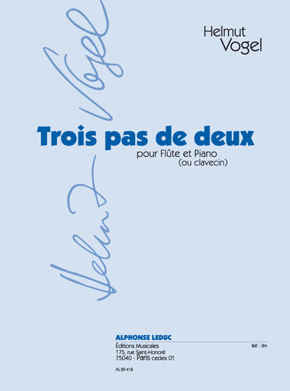 3 Pas De 2 | Vogel | Flûte