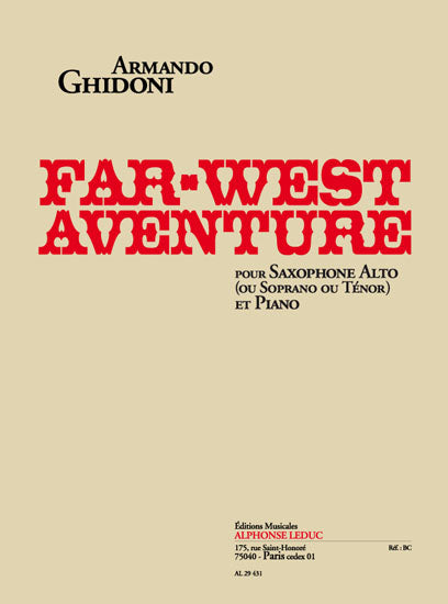 Far-West Adventure | Armando Ghidoni | Saxophone