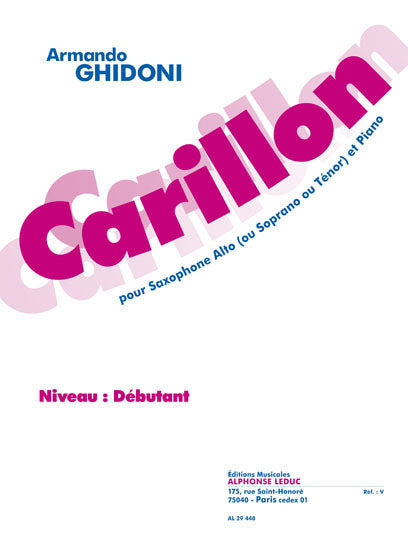 Carlillon | Ghidoni | Saxophone alto