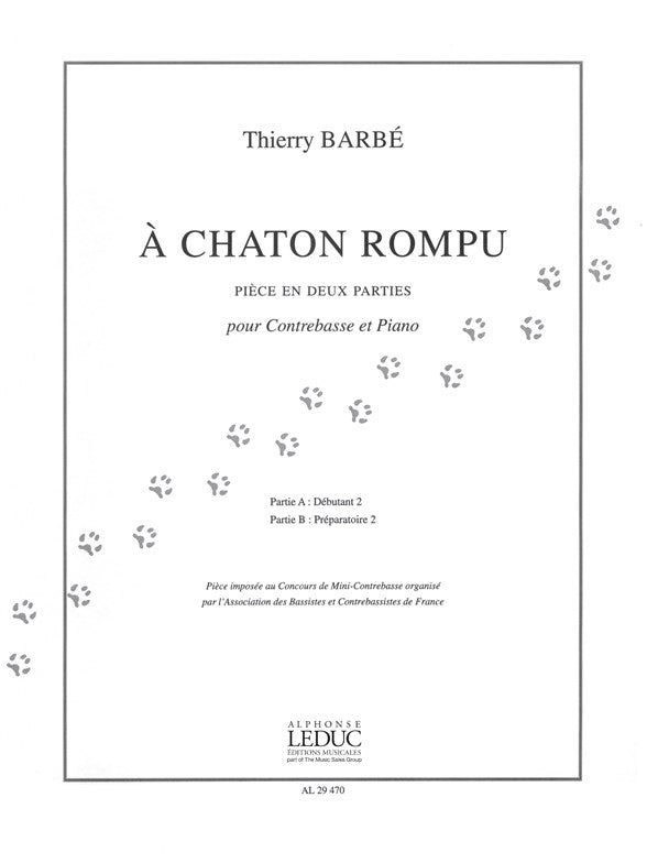 Thierry Barbe: a Chaton rompu | Thierry Barbé | Contrebasse