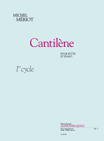 Cantilène | Meriot | Flûte