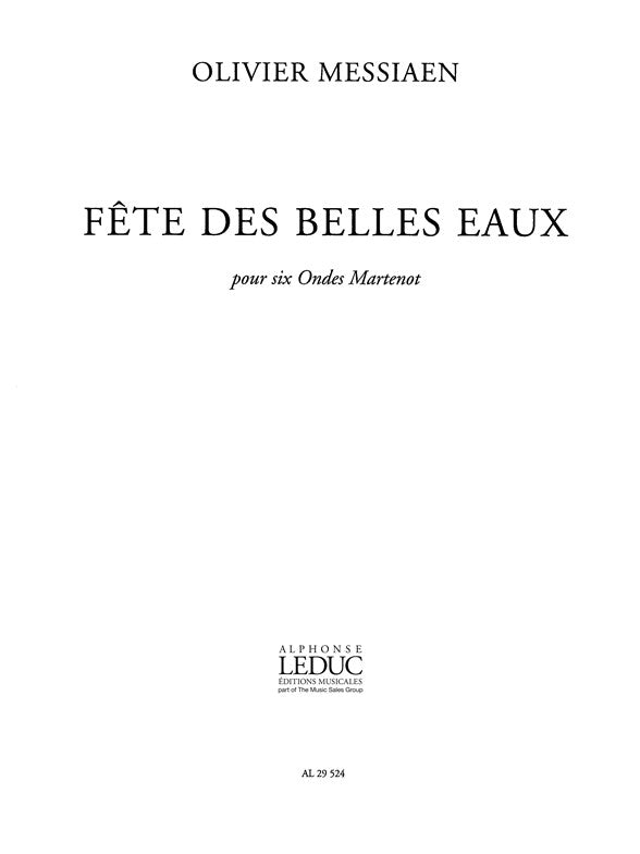 Olivier Messiaen: Fête des belles Eaux | Ondes Martenot