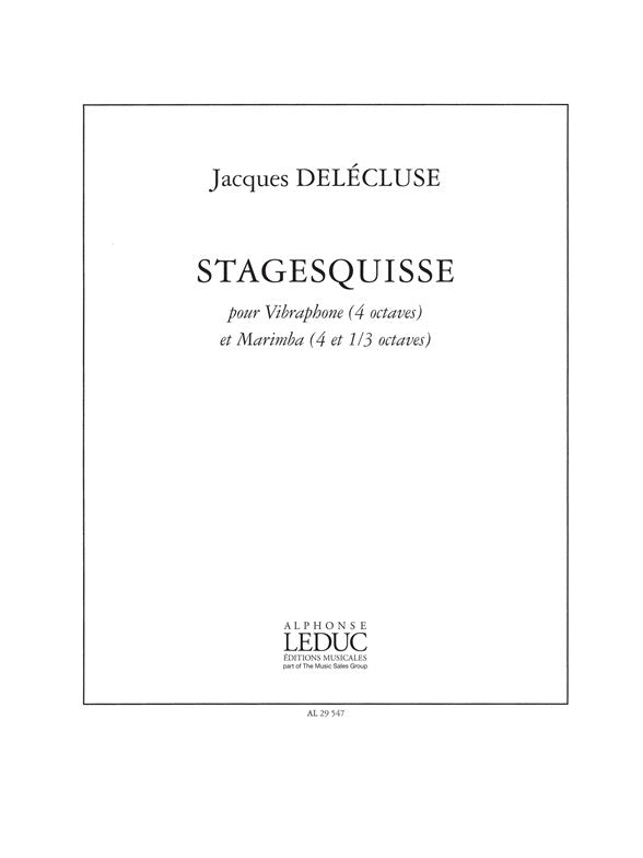 Stagesquisse | Jacques Delécluse | Vibraphone