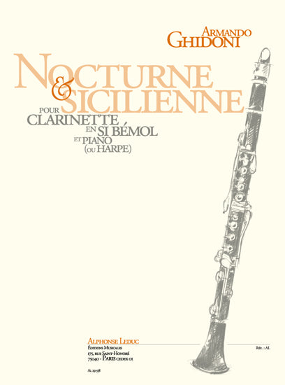 Nocturne Et Sicilienne | Armando Ghidoni | Clarinette