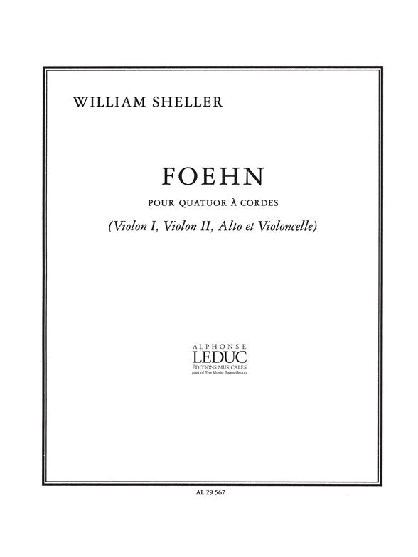 Foehn | Sheller | Quatuor à cordes