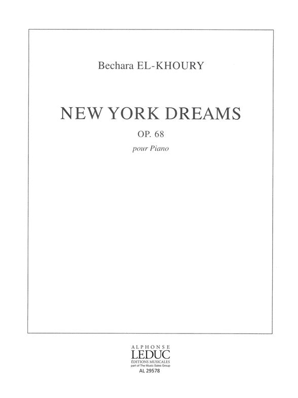 New York Dreams Op.68 | Bechara El-Khoury | Piano