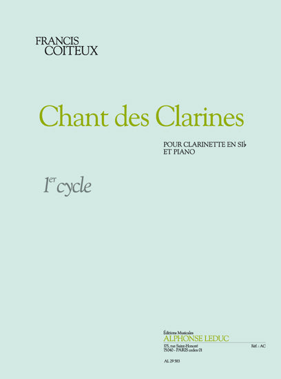 Chant Des Clarines | Francis Coiteux | Clarinette