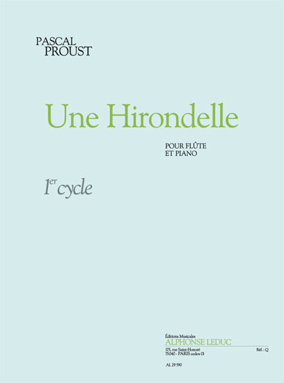 Une Hirondelle | Pascal Proust | Flûte