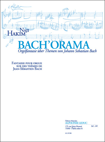 Naji Hakim: Bachorama | Naji Hakim | Orgue