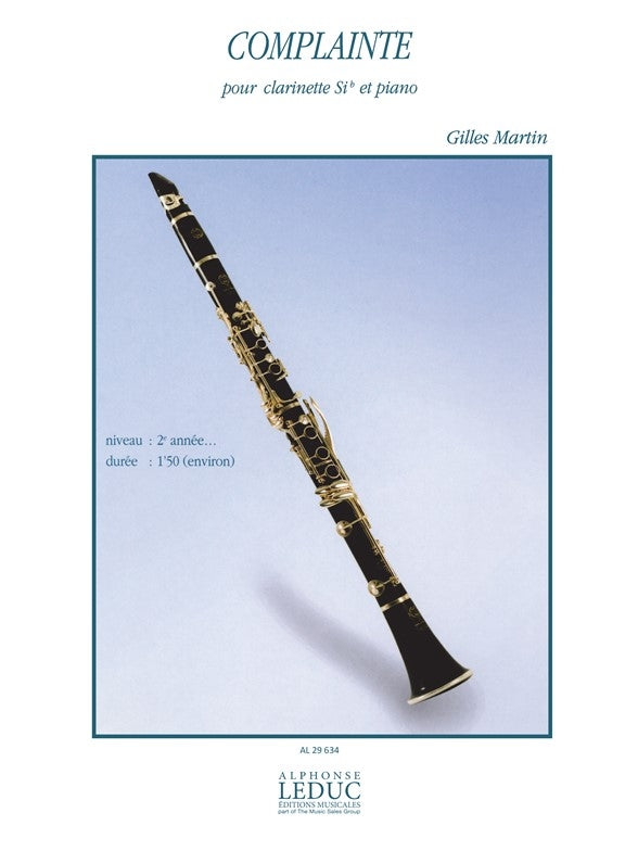 Complainte | Martin | Clarinette