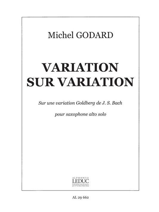 Variation Sur Variation | Godard | Saxophone alto