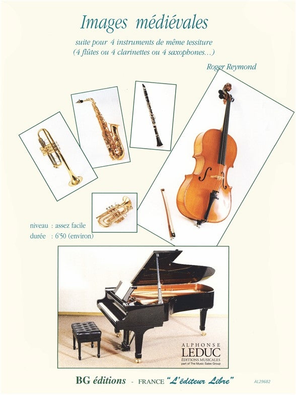 R. Reymond: Images medievales | Quatuor de saxophones