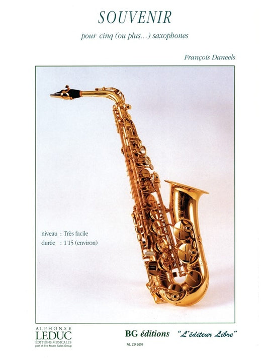 Souvenir | François Daneels | Saxophone