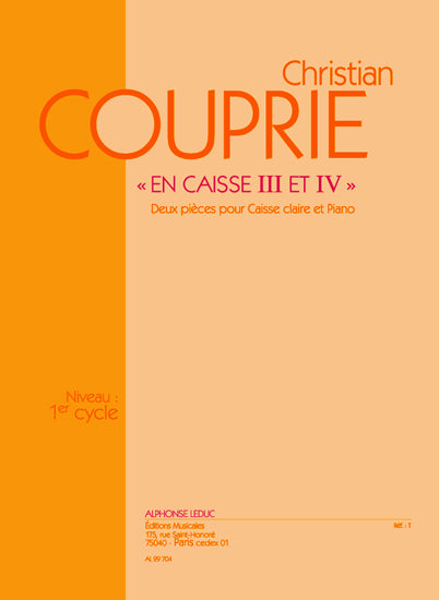 En Caisse Iii Et Iv | Couprie