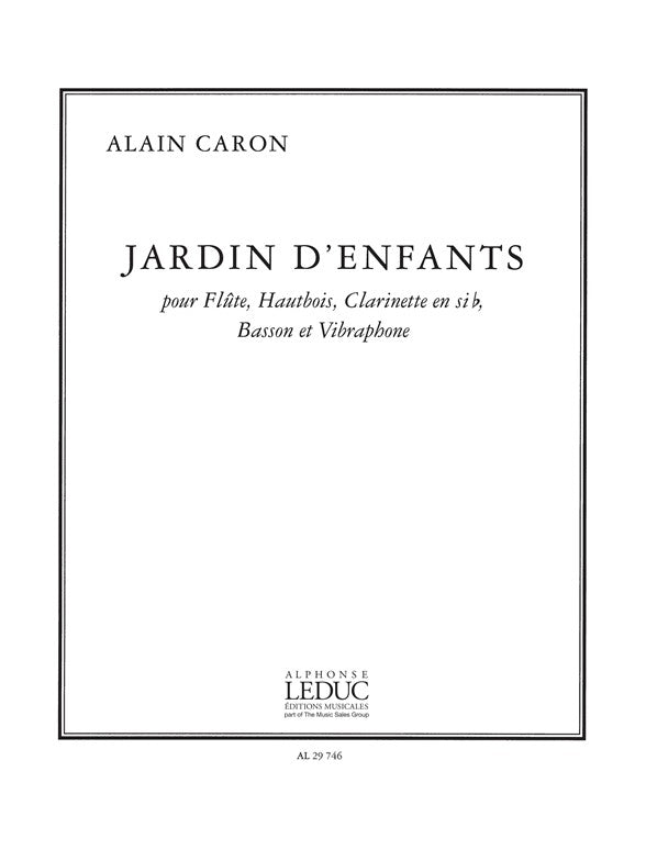 Caron Jardin D'Enfants | Alain Caron | Flûte