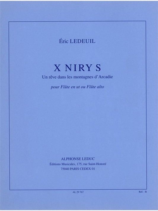X Niry S pour flûte en ut ou flûte alto | Éric Ledeuil