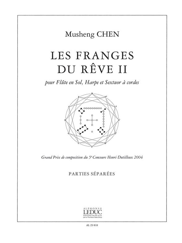 Franges Du Rêve Iiflute Harpe et Cordes-Parties | Musheng Chen