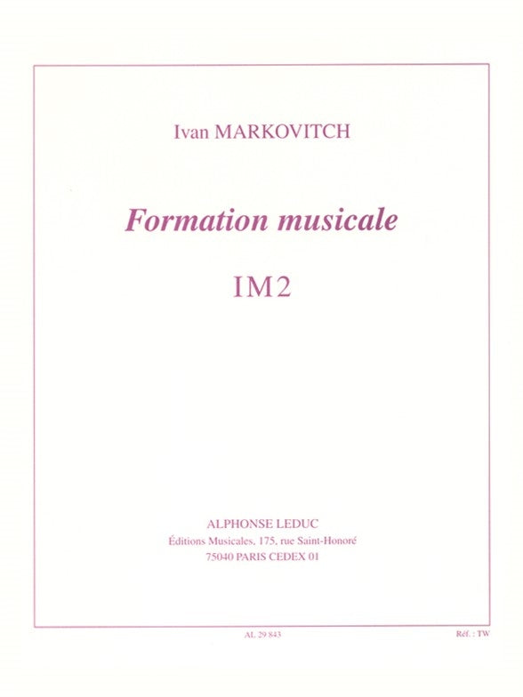 Music Theory (IM2) | Ivan Markovitch