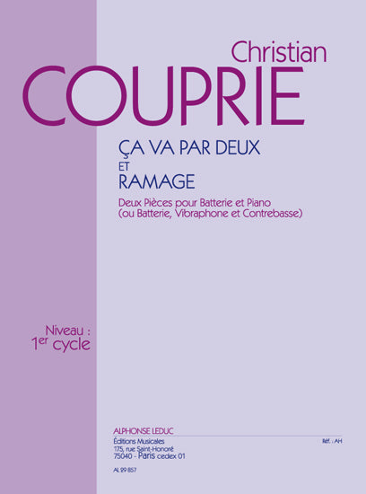 Ça va par deux (et) ramage (cycle 1) | Couprie | Batterie