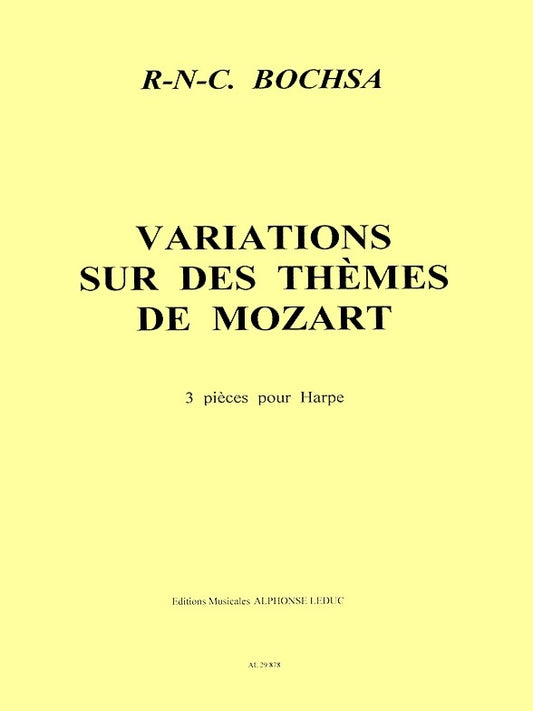 3 Variations sur des Thèmes de Mozart | Robert Nicholas Charles Bochsa