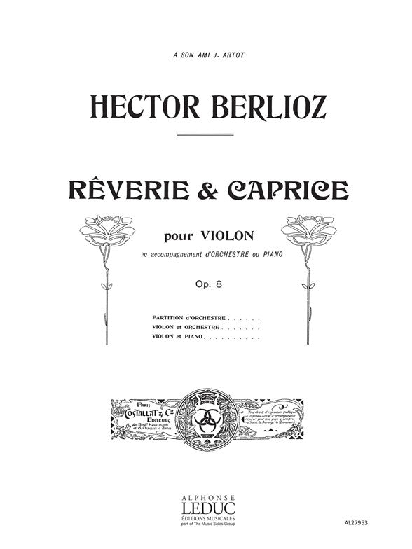 Rêverie Et Caprice Op8 | Hector Berlioz | Orchestre